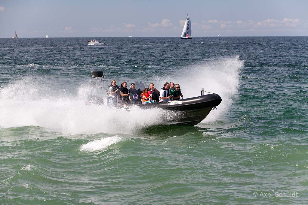 Mit dem Speed-Schlauchboot auf der Ostsee