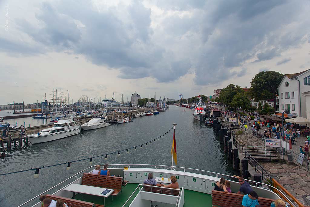 Kurz vorm Wetterumschwung am Eröffnungstag der Hansesail 2014