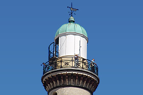 Obere Aussichtsplattform des Warnemünder Leuchtturms